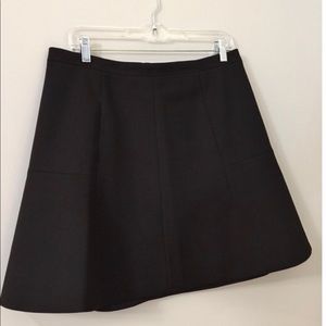 Lined J. Crew Skirt Black